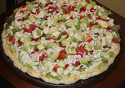 Gluten Free Medeterranean Pizza